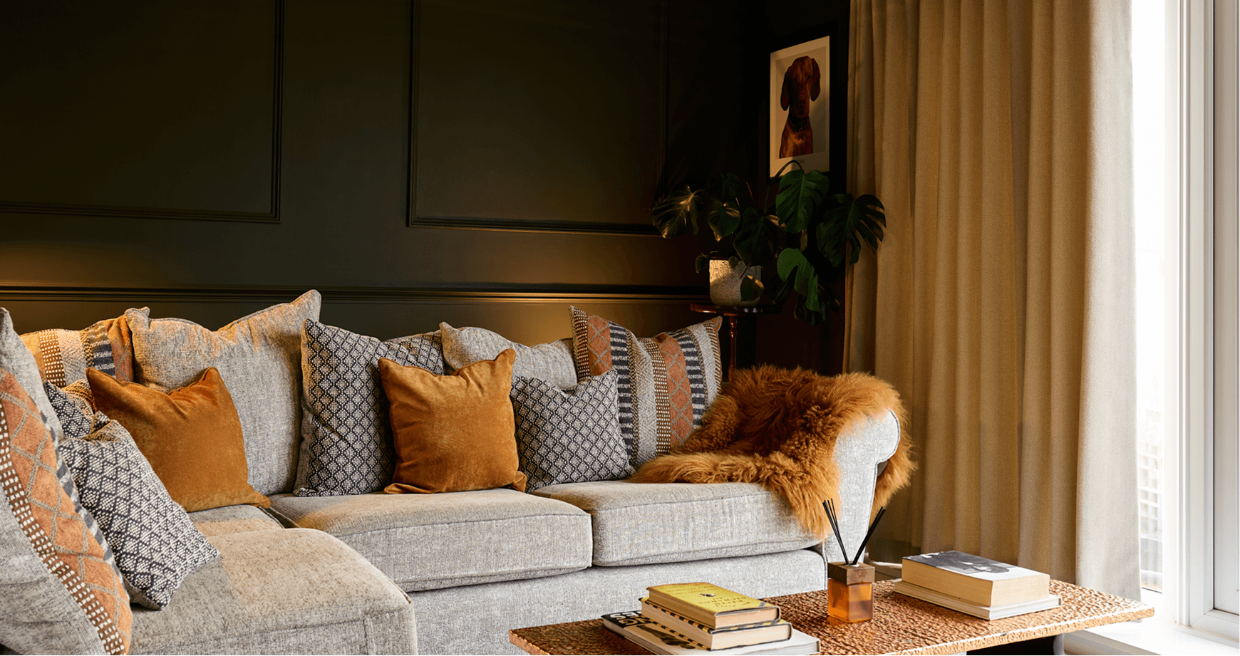 Image showing a cosy corner of a living room